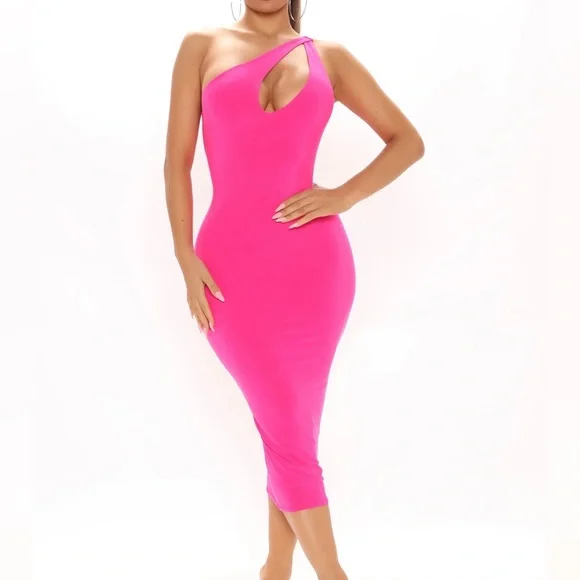 Fashion Nova | Dresses | Neon Fusion Midi Dress | Poshmark